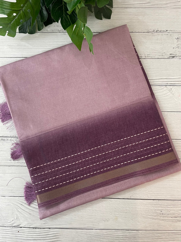 Soft Semi silk saree with thread work MSR698