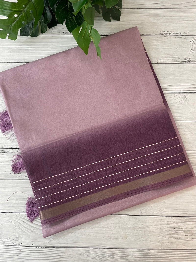 Soft Semi silk saree with thread work MSR698