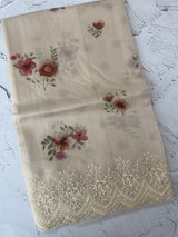 Premium Soft kota silk saree with digital prints and embroidery MKS703