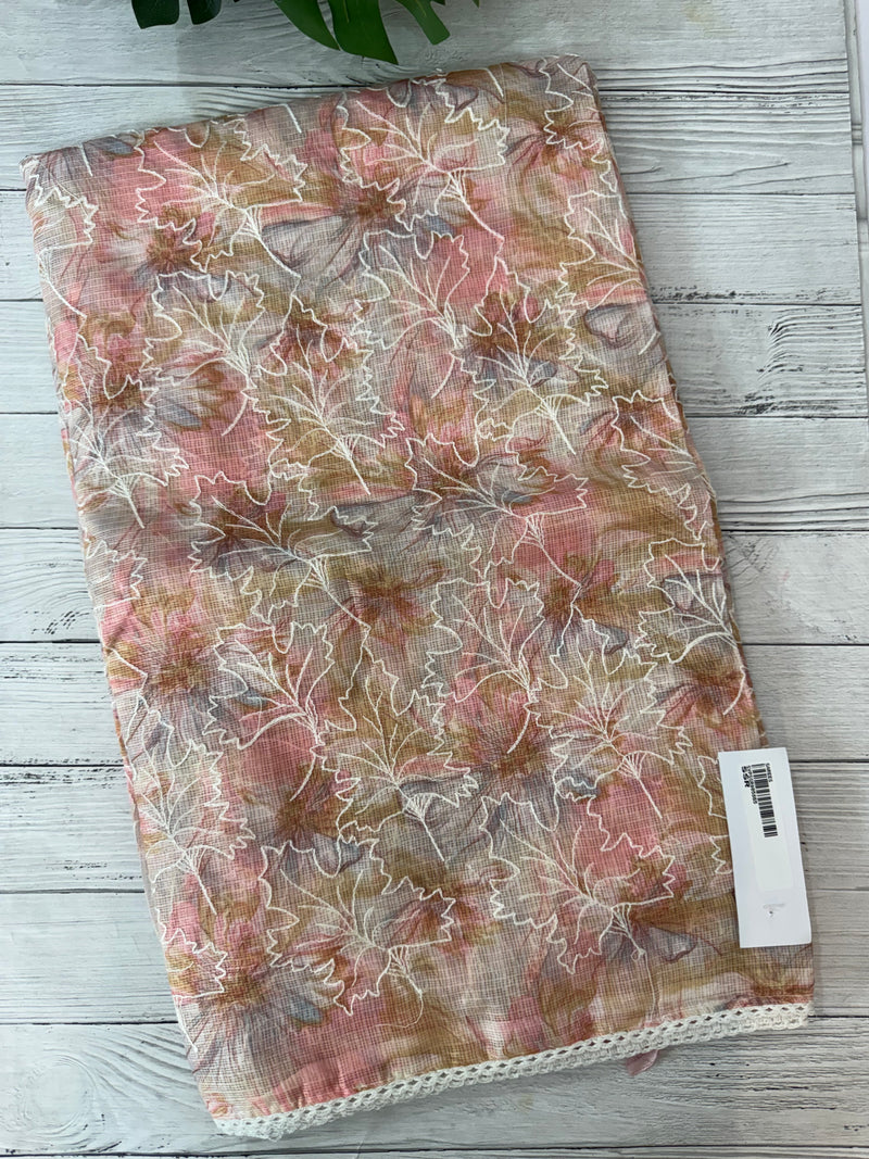 Soft kota checks saree with embroidery SVPSSR