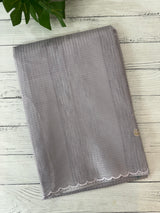 Soft tissue kota checks saree with applique work(2) - MSH5407 DuskyLavender