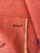 Soft silk cotton saree with embriodery MS8678