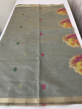 Jamdani silk Cotton Saree with thread work MSJ790