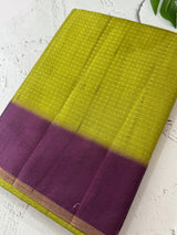 Semi silk saree with zari weaving  MSG6161