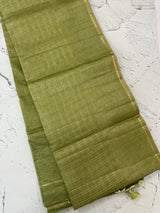 Tussar mix Semi silk saree with small zari weaving MSS8925