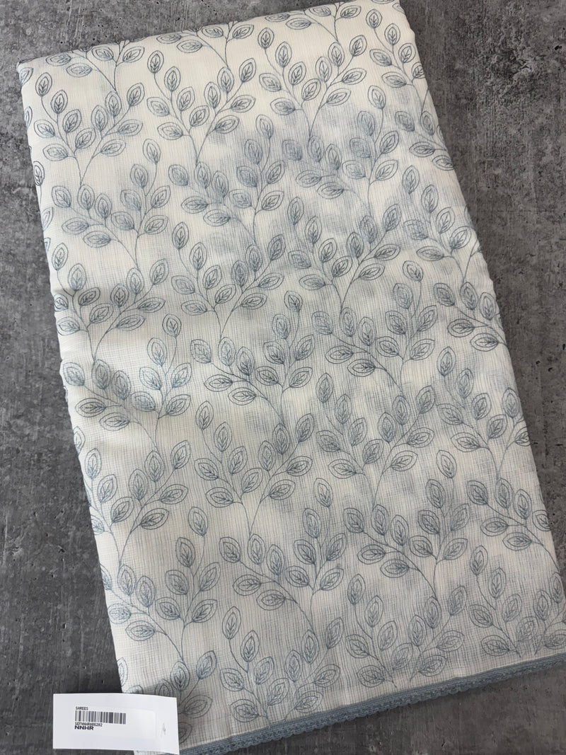 Kota cotton embriodery saree MS1490