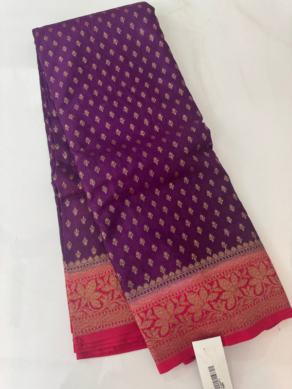 Banarasi viscose Georgette saree MKGS611