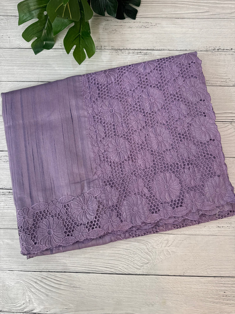 Cutwork Semi tussar saree MTSS845