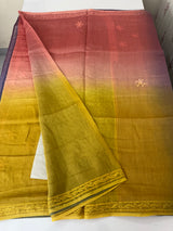 Pure Mul chanderi saree with hand chikankari work - MSM511 (11)