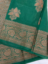 Semi banarasi Georgette saree - MSB8977