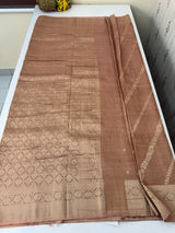Banarasi crush georgette saree- MS1341 NudePeach
