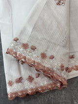 Kota cotton embriodery saree MS5645