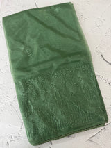Glass tissue organza saree with embroidery MSF121 (3) JadeGreen