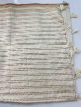 Blended tussar saree with kanta embriodery and appliqué work- MBTS99
