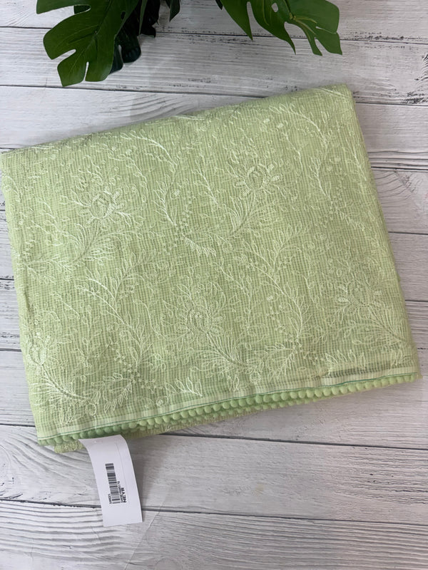 NetKota thread work saree MS22100- PistaGreen