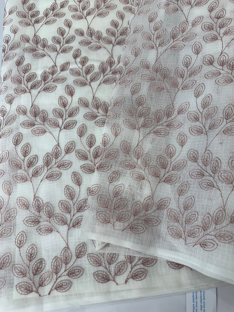 Kota cotton embriodery saree MS1490