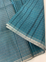 Semi silk saree in check pattern MSR699