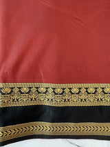 Semi Kanchi pattu saree with broacde blouse MBS7845