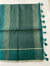 Tussar mix Semi silk saree with small zari weaving MSS8925