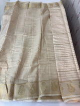 Crepe nylon saree with zari weaving  MS81891