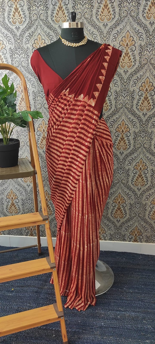 Pure Georgette saree MGS765