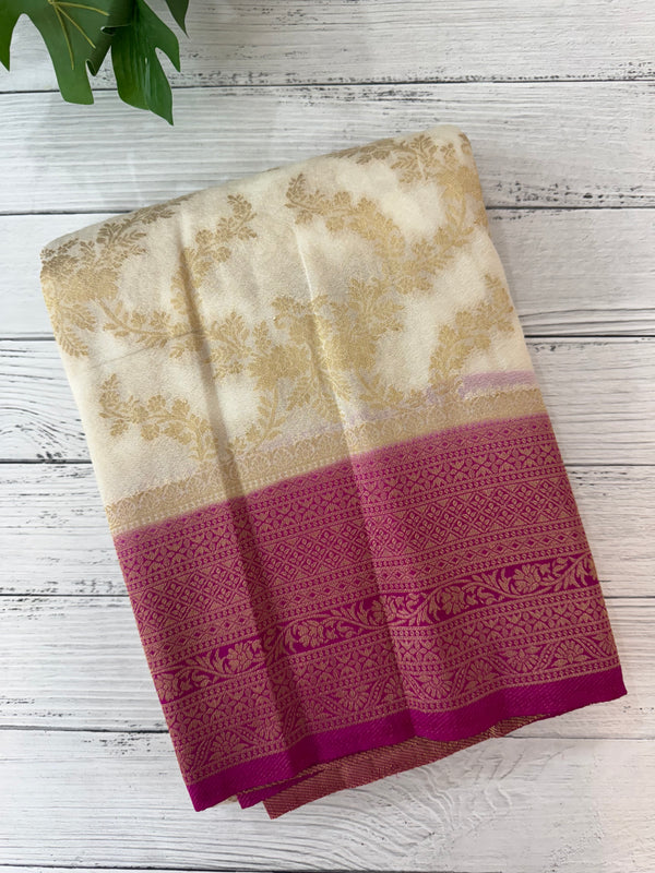 Semi banarasi Georgette saree - MSB8976