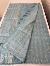 Fancy Chanderi silk saree with blouse MFC218
