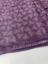 Soft kota checks saree with embroidery SDJCS21