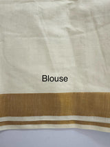 Kerala cotton saree with cutwork- MSK102