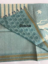 Printed Soft silk Saree MLS890