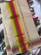 Kerala Golden tissue saree