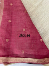 Jamdani silk Cotton Saree with thread work  MSJ795