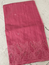 Blended matka Tussar silk saree with cutwork MS4856