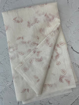 Supernet embriodery saree MS1490