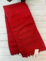 NetKota Hakoba saree with lace border MS6713 RED