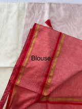 Onam special Semi chanderi silk saree with blouse- MSF567 (10)