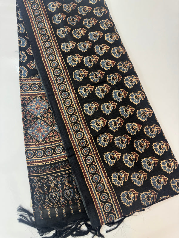 Printed soft crepe silk sarees MS5432