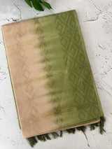 Bhagalpuri Soft blended tussar saree MS896 (1) Green