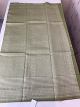 Banarasi semi katan saree in silver zari MS14667 -PastelGreen(1)