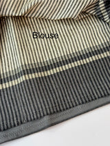 Blended tussar silk saree with hand embroidery MS40488