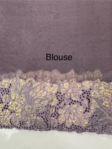 Soft Organza saree with cutwork tissue applique borders - MCW765