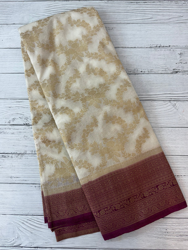 Semi banarasi Georgette saree - MSB8976