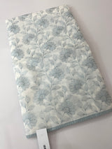 Kota cotton embriodery saree MS1490 - White & GreyishBlue
