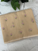 Lightweight Kota Supernet saree with embroidery MS143