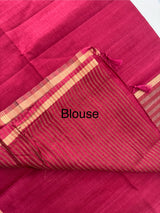 Tussar mix Semi silk saree with small zari borders MSS8924