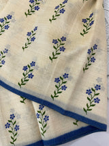 Printed Art silk saree with blouse MAS6966