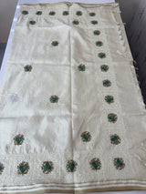 Blended soft tussar silk saree MS90543