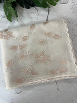 Viscose Organza saree with applique work-MSH238 CloudGrey