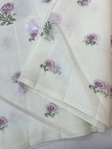 Silky kota embroidery saree MSK654