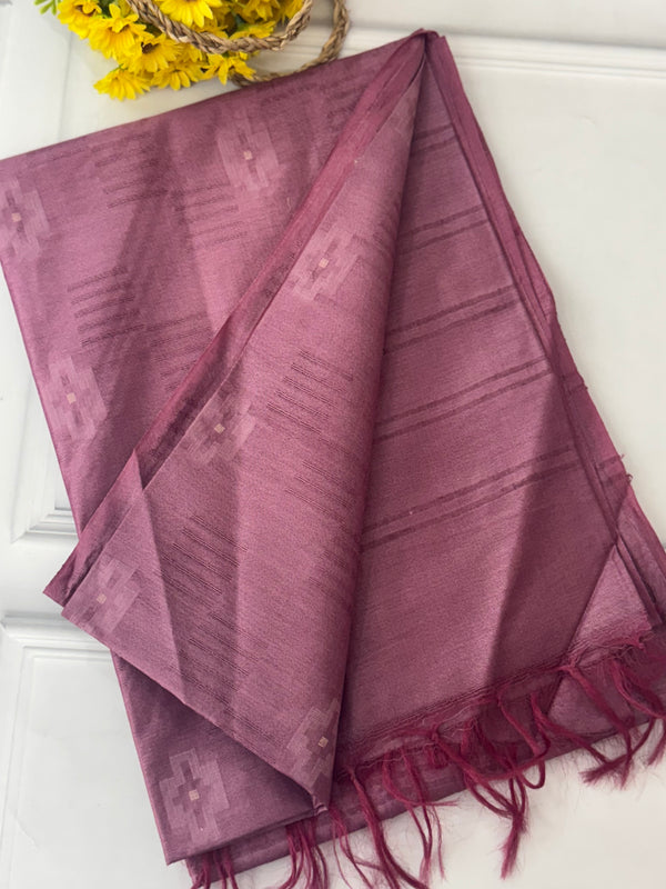 Semi tussar saree MS871